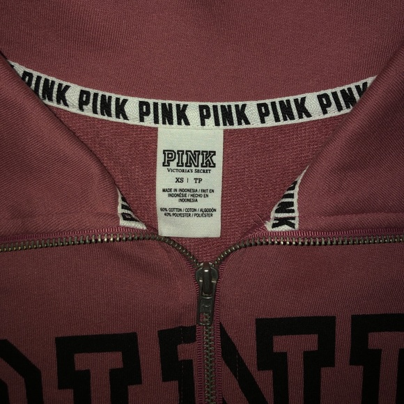 PINK Victoria’s Secret quarter zip jacket - Picture 2 of 2